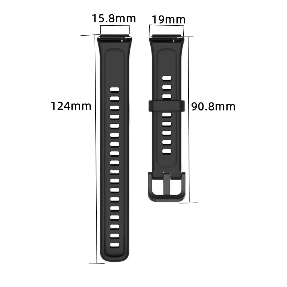 Band7 Silicone Reloj Wrist Smartwatch Correa Smart Watch Strap For Huawei Band 7