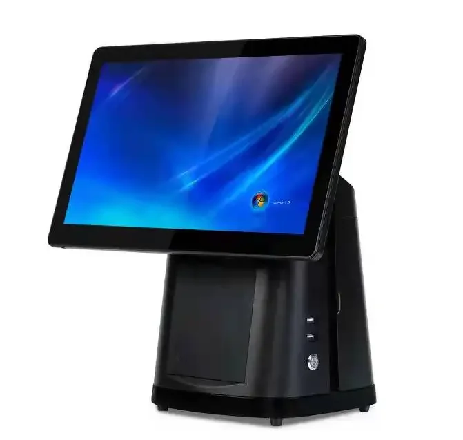 15 inch i3 4GB Rom 64G SSD Windows Capacitive Touch Screen Pos System Cash Register All In One Pos for Restaurant