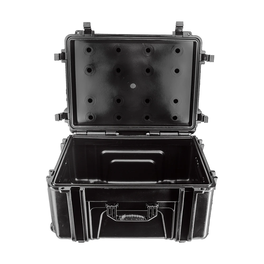
LG-655237 Best quality wheeled trolley hard plastic box trade assurance IP67 waterproof plastic case trolley tool case 