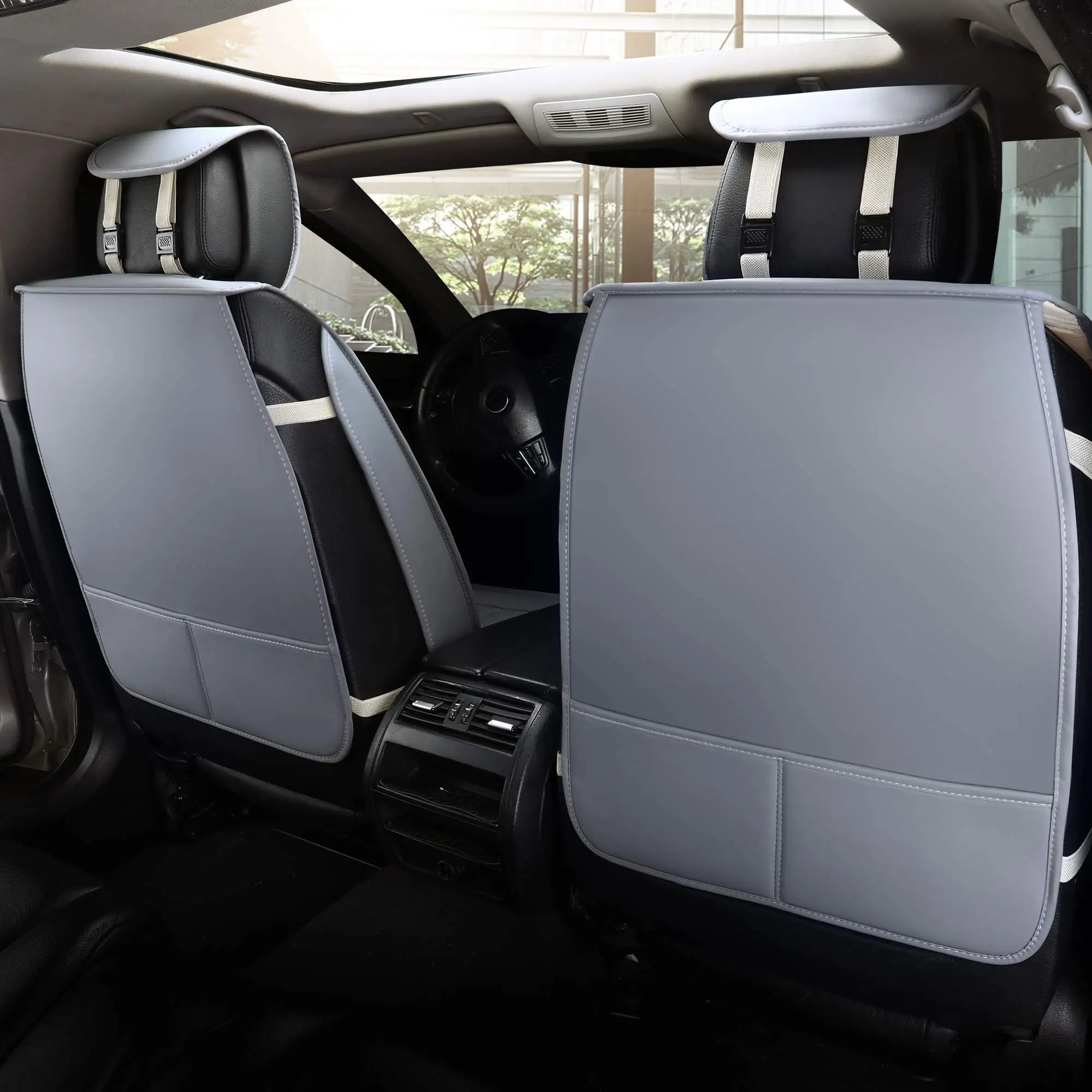 Waterproof airbag compatible automotive vehicle cushion cover 5pcs car seat covers full set universal fit for most cars