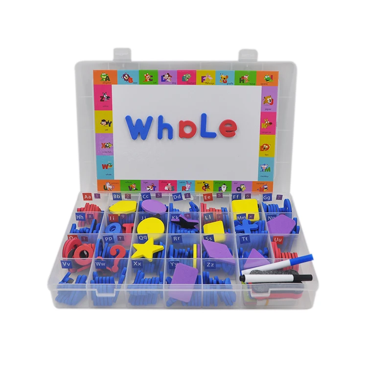 Educational Magnetic Letters Numbers Children Learning Alphabet Colorful Preschool Toys Eva Kids