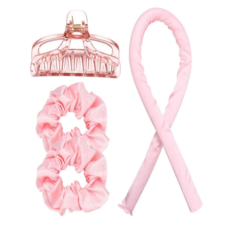 Лента для завивки волос без тепла, шёлковая Плойка для завивки волос, с радиатором