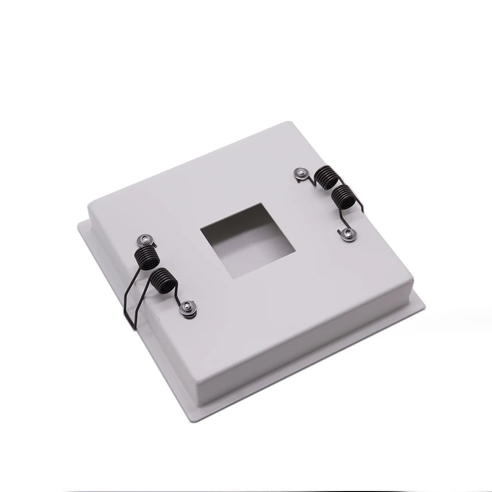 Custom Laser Cutting CRS Steel Powder Coated LED Lighting Square Trim Kit