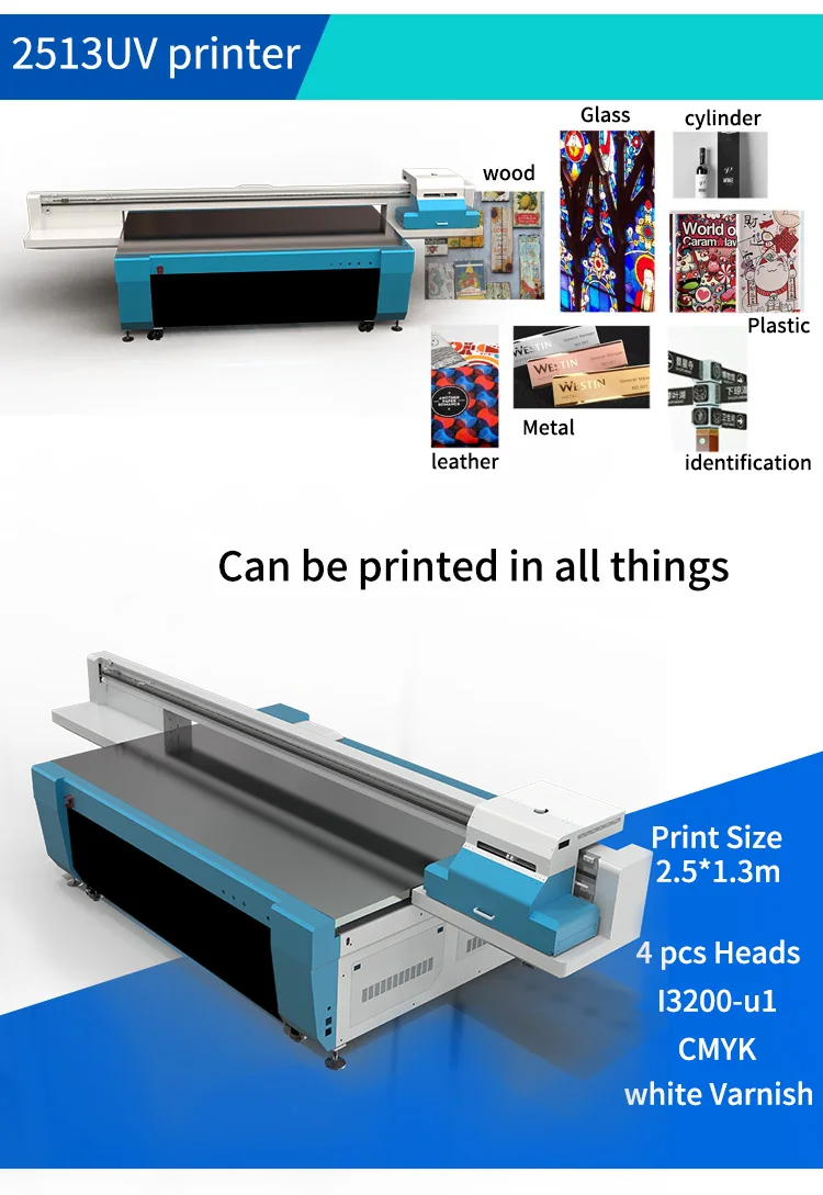 3.2m 1.8m 1.6m Large Outdoor Printer Indoor Uv Machine for Canvas Mexico Russia Philippines Egypt Print Spain Peru inkjekt print