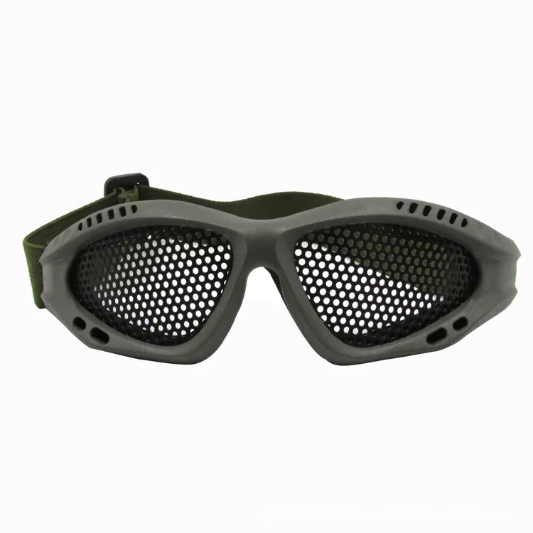 Paintball Goggles Net Protection Hunting Glasses Tactical Steel Metal Mesh Goggles