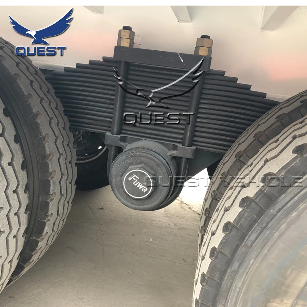 Factory 2 Axles 40 Tons 60Tons Low Loader, Low Bed Semi Trailer With Bogie Suspension