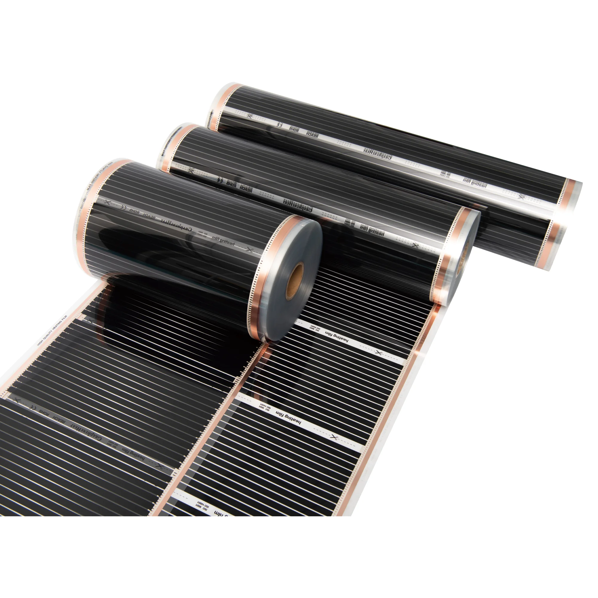 220v Korea Carbon Crystal Underfloor PTC Heating Film Indoor Heating Foil Floor Heating System And Parts For Campervan