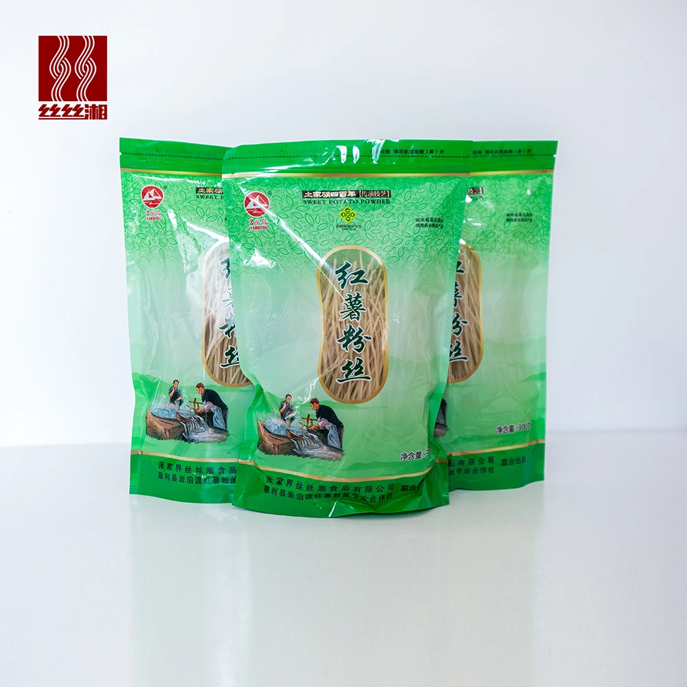 Original manufacturer Korean Glass Noodles Crystal Vermicelli 100% SISIXIANG Sweet Potato Vermicelli Grade Sweet Potao Starch