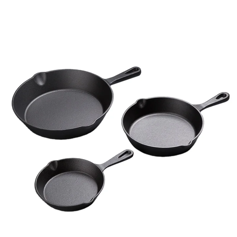 Mcooker 2023 оптовая продажа 12 шт. антипригарных чугунных жаропрочных других кухонных кастрюль и сковородок с двумя ручками