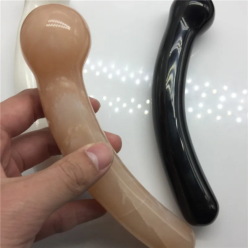18cm large length and width natural pink quartz crystal gemstone massage stick wand yoni wand goddess wand healing for women