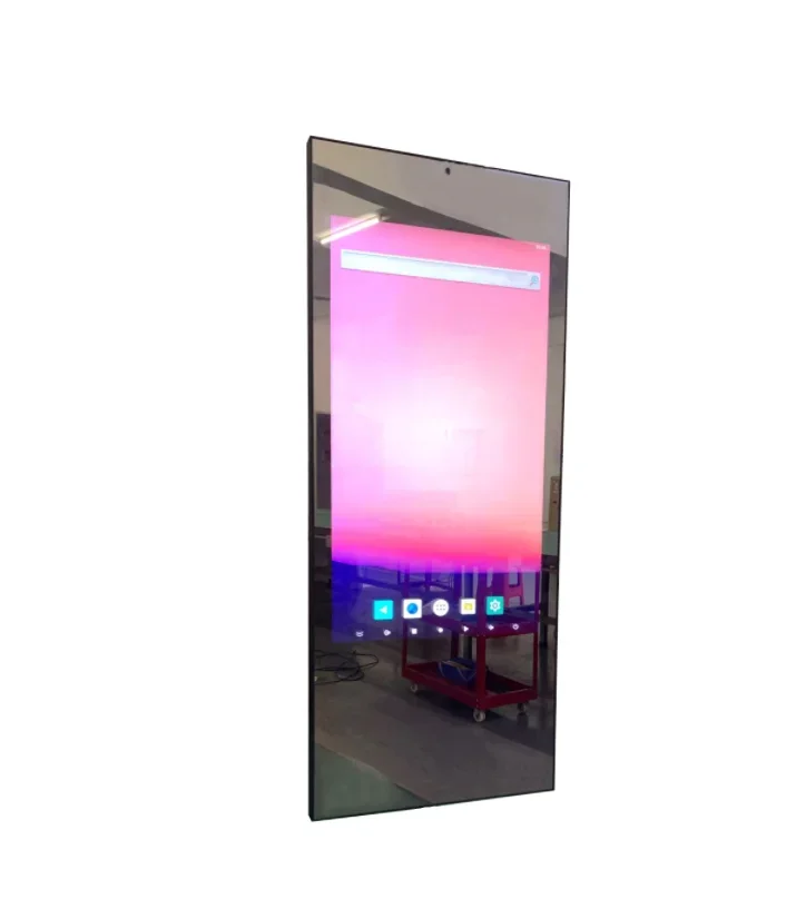 Popular Fitness Makeup Gym Smart Mirror Magic Touch Screen wall mount digital signage