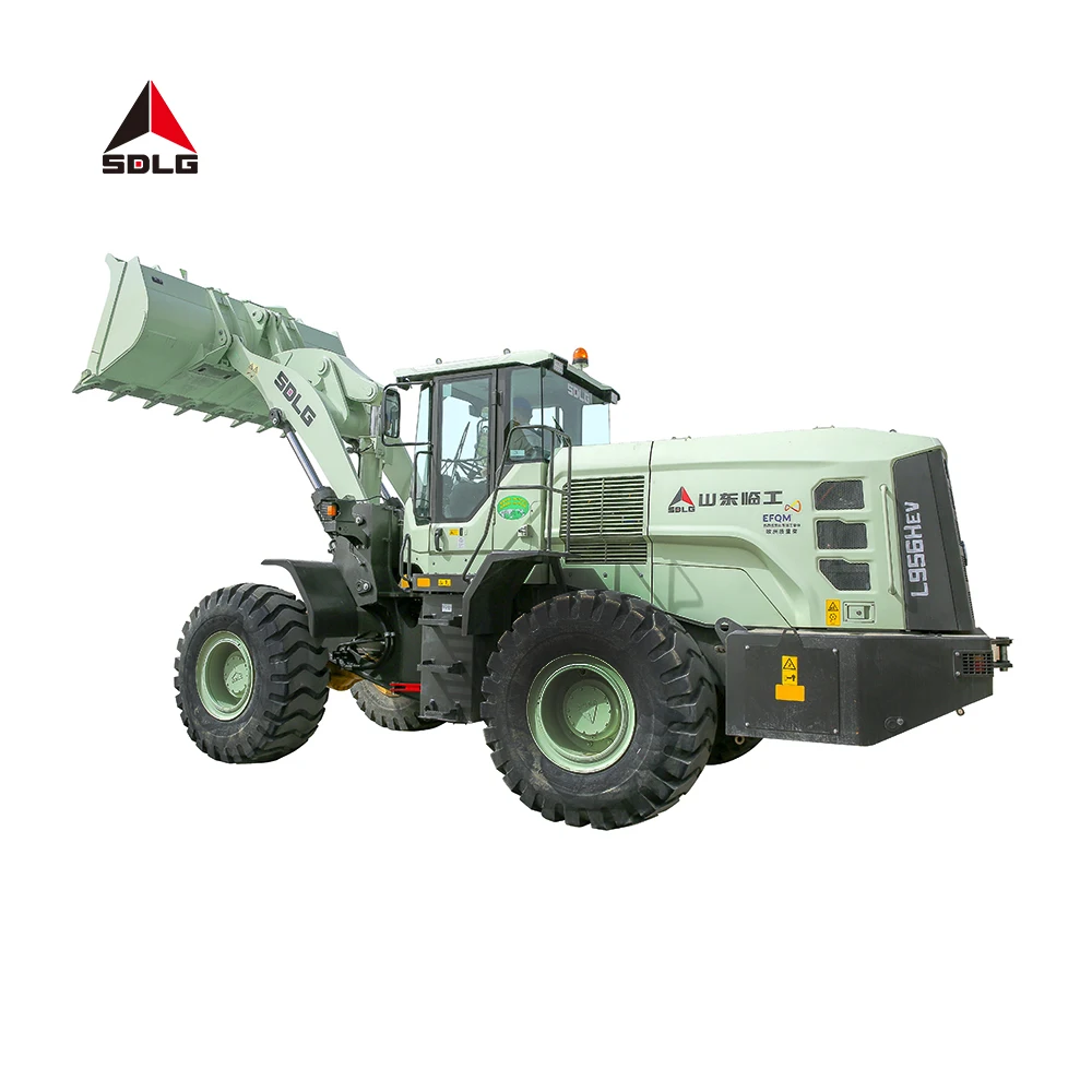SDLG L956HEV новой конструкцией электрической складской погрузчик 4 колеса 5 t Электрический мини-погрузчик