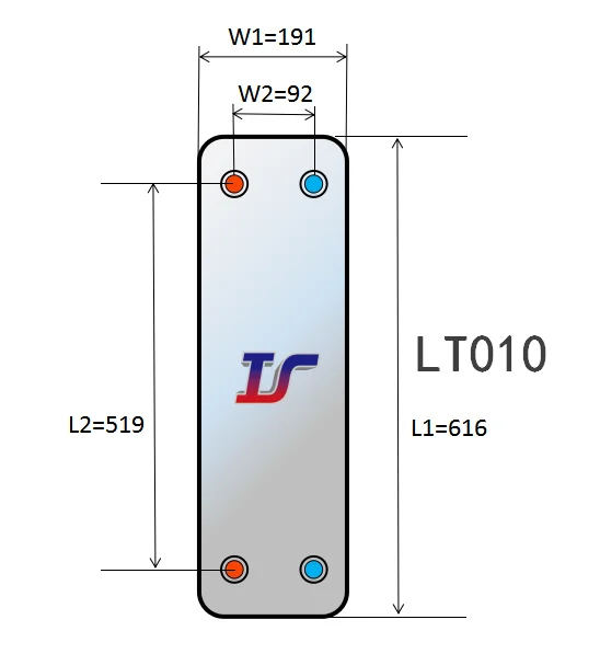 Oil to Water Brazed Plate Type Heat Exchanger for Cooling Mineral Oil in Computer Server Room