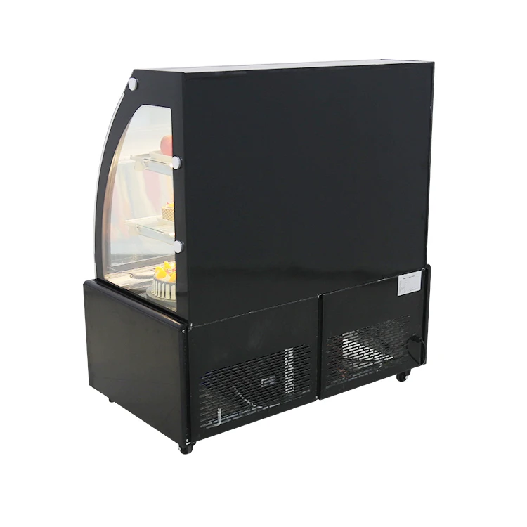 2022 Hot Seller Luxury USA Cake Display Chiller Showcase with LED Lighting