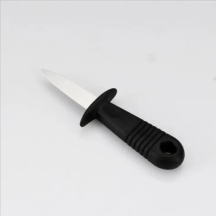 
New stock Seafood tools kitchen knife classic seafood shell tool opener plastic handle knives stainless steel oyster knife 