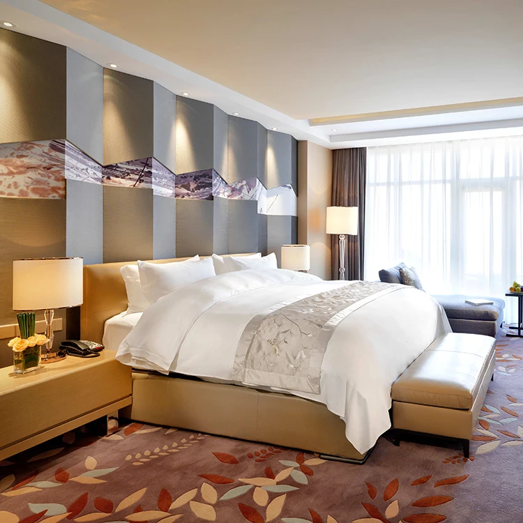 Interior new customized design hotel bed room furniture