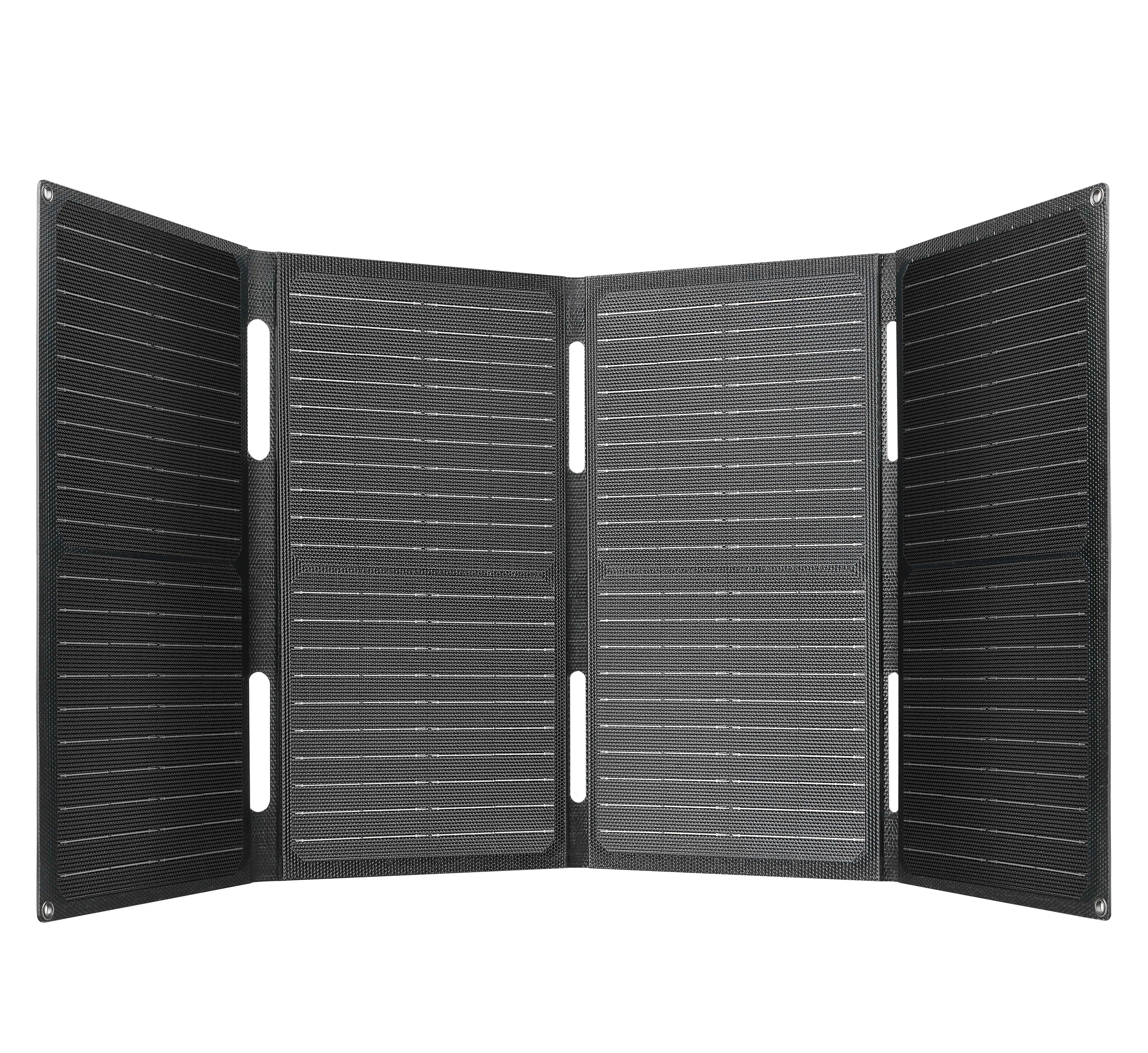 panneaux solaires 60W Folding Universal Portable solar panel foldable solar chargerTablet Mobile Phone Power  Charge Hiking 60W