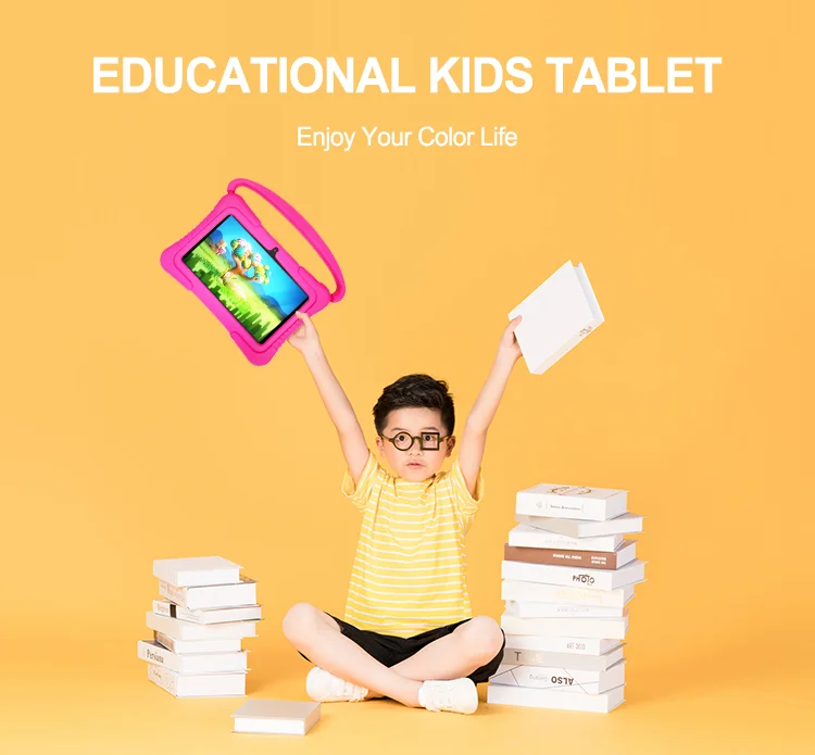 
Hot Selling Cheap Kids Learning Tablets Quad-core A50 HD 16G Android Q88 7 inch Tablet PC 