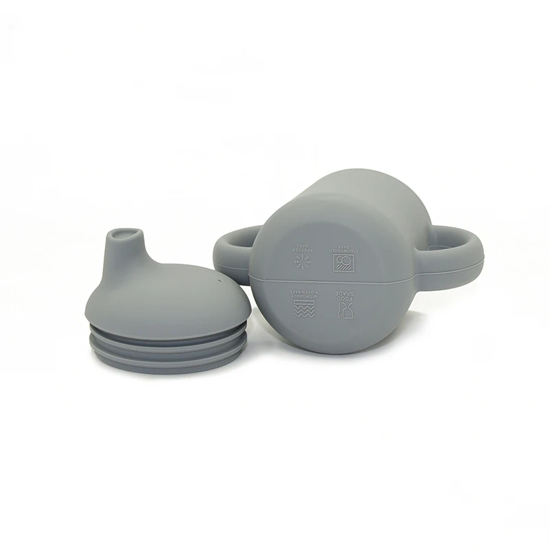 Free Sample Silicone Sipping Water Sippy Baby Cups Safe Bpa Free Silicone Baby Training Cups With Straw