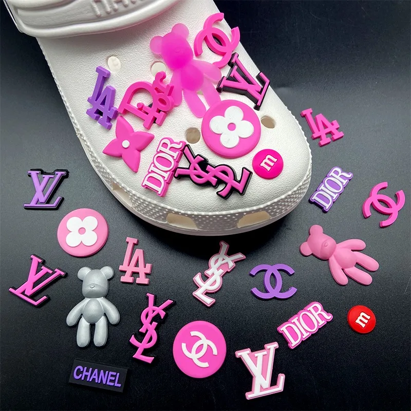Custom Brand Shoe Charms Designer  Charms Designer croc shoe charms