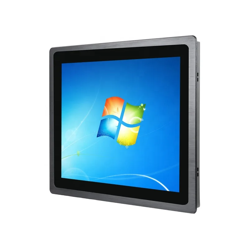 Touchthink 3mm Front Frame 2+64gb 12 Inch Industrial Touch Panel Pc With 3g 4g Module Wifi RJ45 RS232 RS485
