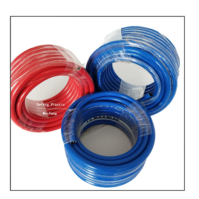
Customized Agriculture Irrigation Fire High Pressure PVC Braided Reinforced Water Pipe Korea Flexible Spray Hose 