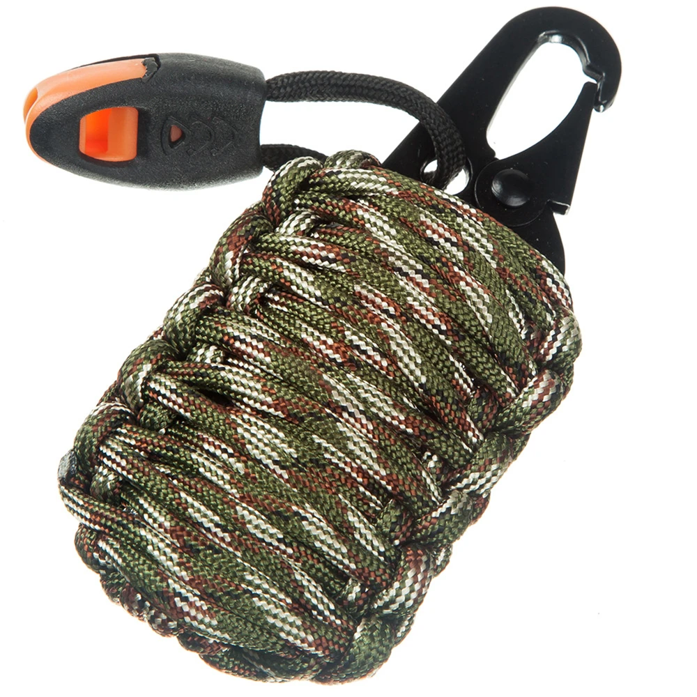 
Outdoor Survival Accessories With Compass Survival Whistle Buckle Fire Starter 