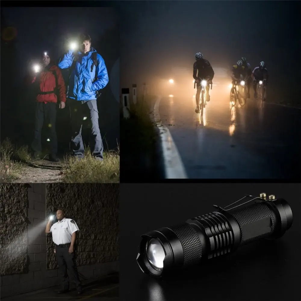 Brand Promotion SK68 Mini Portable AA XPE LED Flashlight Pocket Torch EDC Flashlights Small Light