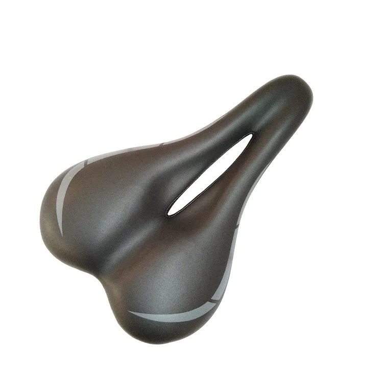 New Style Soft and Comfortable Leather Bike Saddle Cycle Accessories Cushion Seat Universal Fit For Exercise MTB Mountain Bike