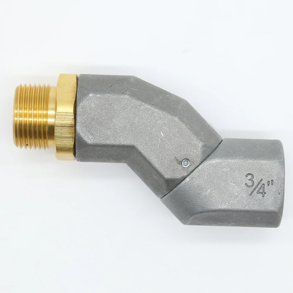 Durable 3/4 inch 360 degree swivel fuel oil hose end fitting