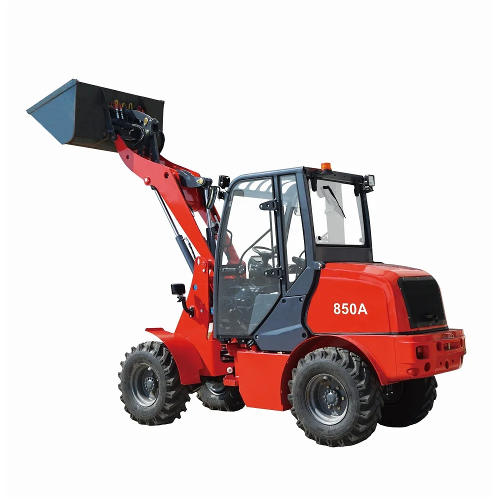 SHANGQI 850A 1.0Ton Wheel Loader Earth-Moving Small Agricultural Machinery 4WD Diesel Engine
