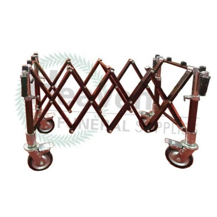 Foldable funeral mortuary stretcher church truck coffin trolley