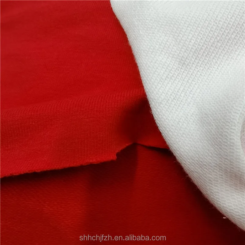 Oeko-Tex Cotton Polyester French Terry TC Terry Knitting Fabric CVC Terry Fabric For Hoodie