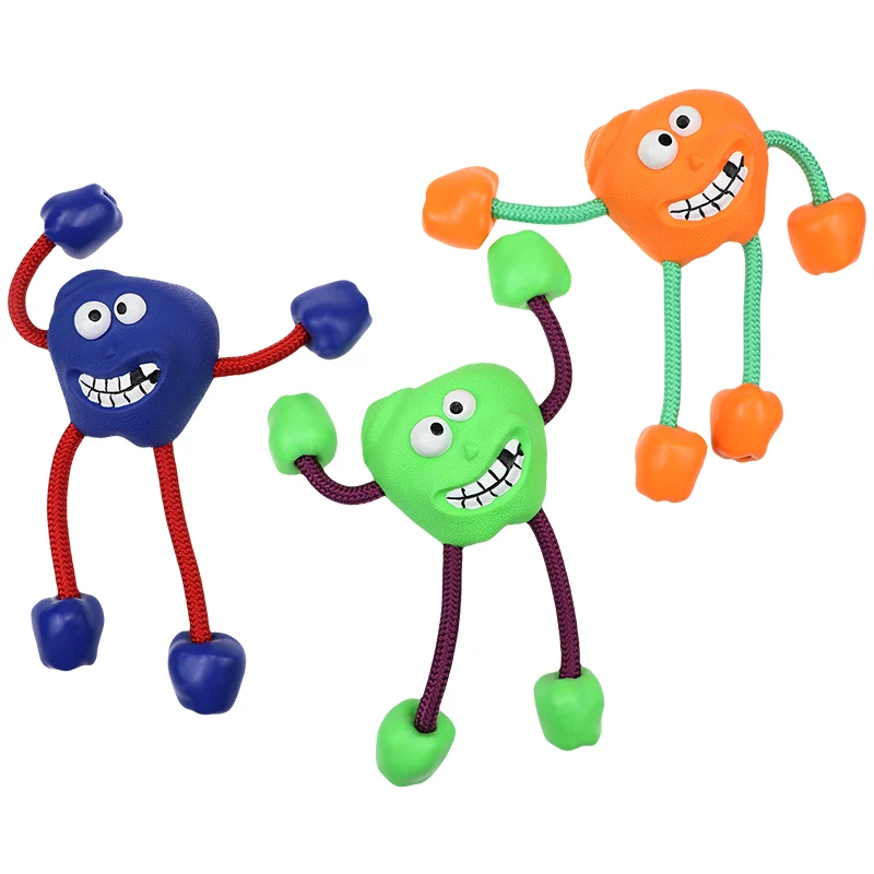 
Interactive Tug of War Toys for Dental Teething Clean Aggressive Chew Rope Dog Toys 