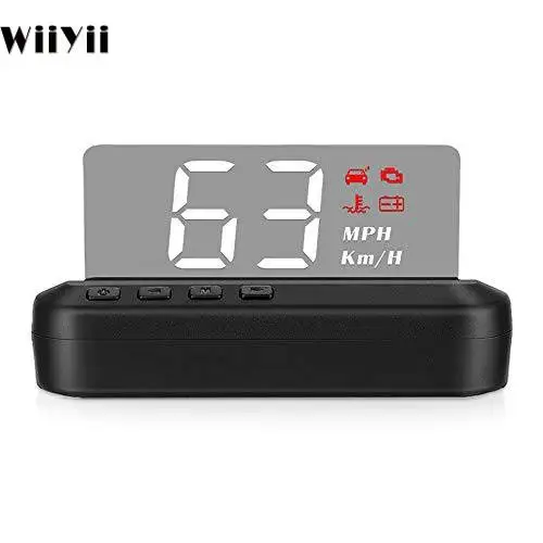 New and Best diagnostic tools OBD2 Car HUD C100 Head Up Display Car Speed meter Display