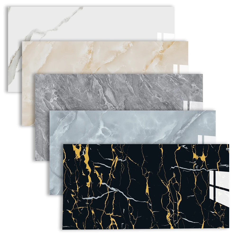 3d foam kitchen home decoration marble pvc self adhesive wall tiles stickers for bedroom