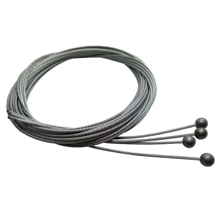 High Quality Hanging Part Hanging Suspension Cable With Ball End wire Rope By Diecast Cylindrical End