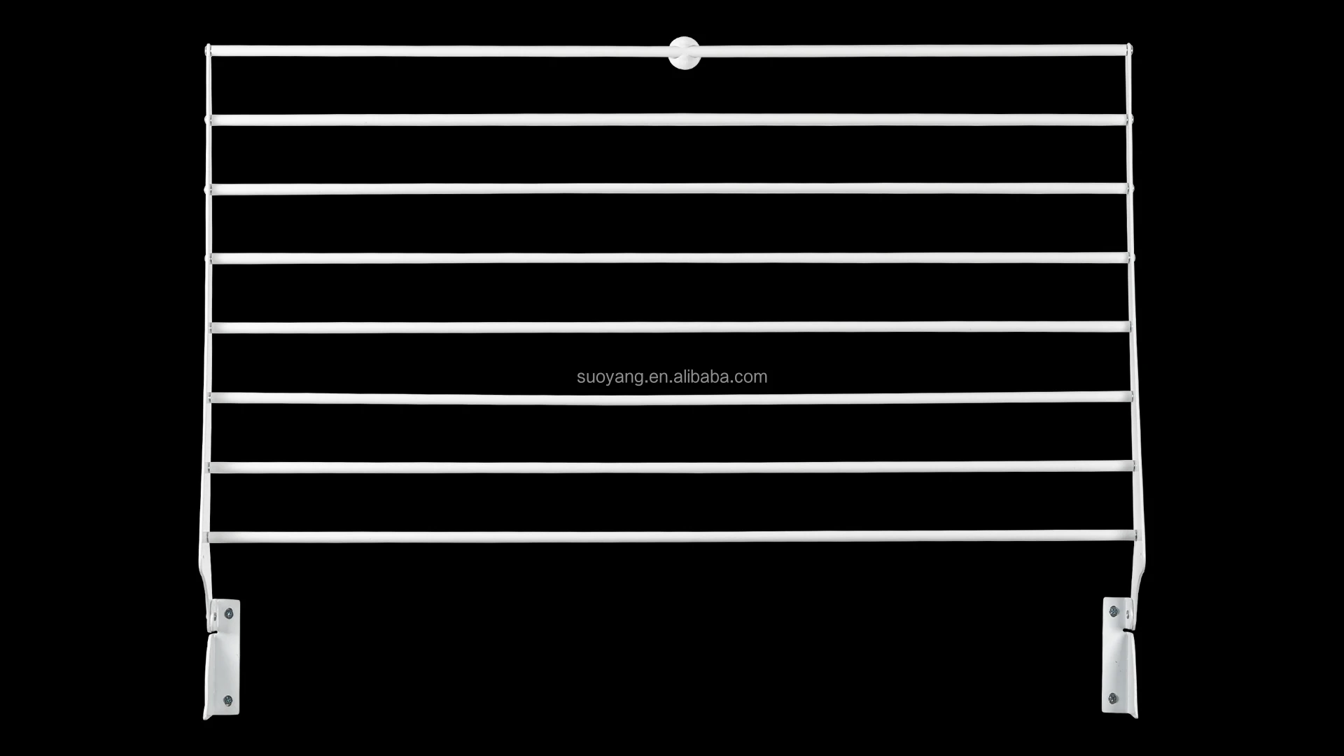 Lightweight Metal Aluminum Folding Clothes Line Dryer Foldable Drying Rack Laundry Hanger For Home