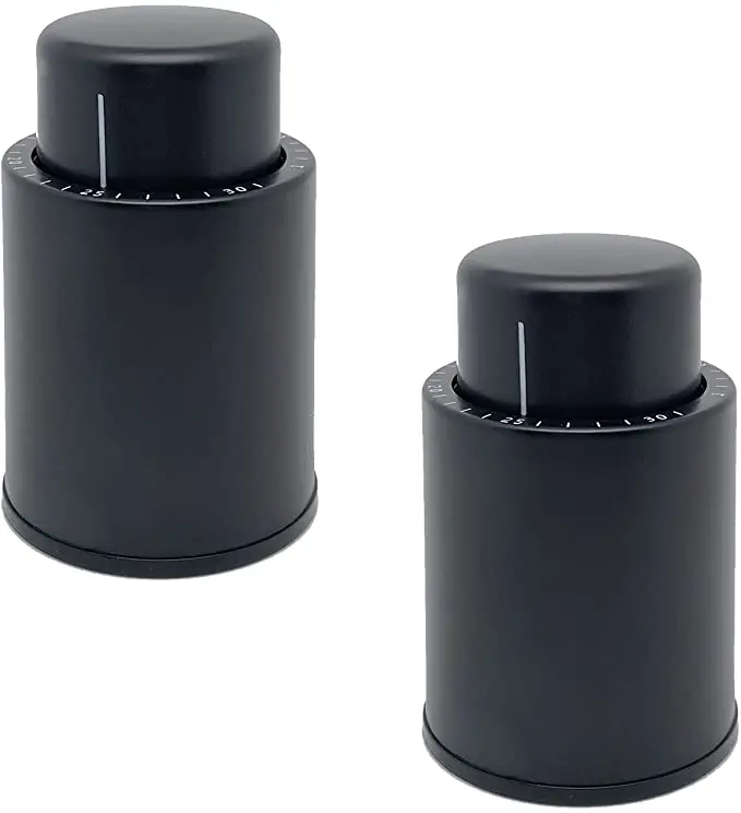 Wine Corks Keep Fresh Reusable Wine Preserver Bottle Saver Time Scale Record Design Wine and Champagne Bottle Vacuum Stopper