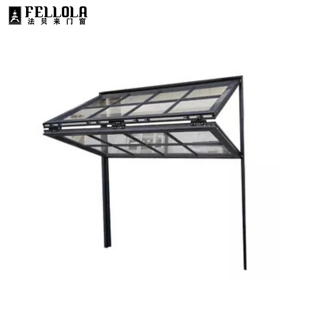 Export To Europe Frameless Glass Window Sliding Folding Window Glass Curtain Balcony Glazing System With Tempered Glass