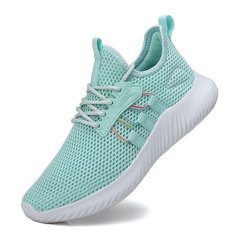 Colorful Sepatu Sneaker Mesh Breathable Upper Lightweight EVA Sole Sneakers From Vietnam Shoes Women Sport Running Shoes