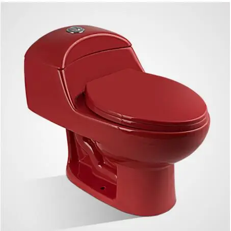 Bathroom Ceramic One Piece WC RUBI RED Color Toilet