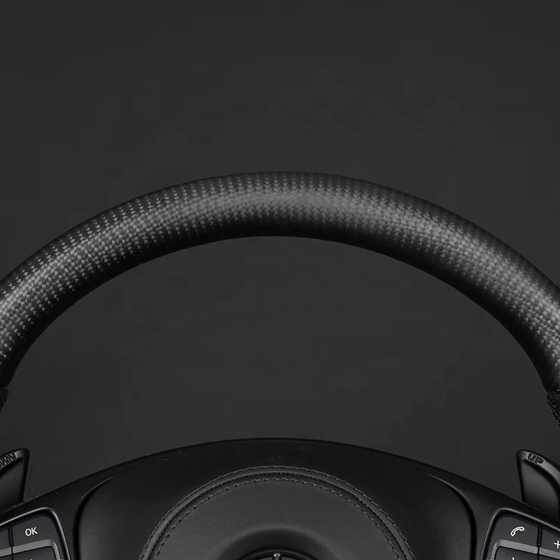 C217 W211 W212 W221 W222 S63 C63 GLA45 C43 SLC для Mercedes-Benz AMG W204 W205 CLA GLA 45 Class Руль из углеродного волокна