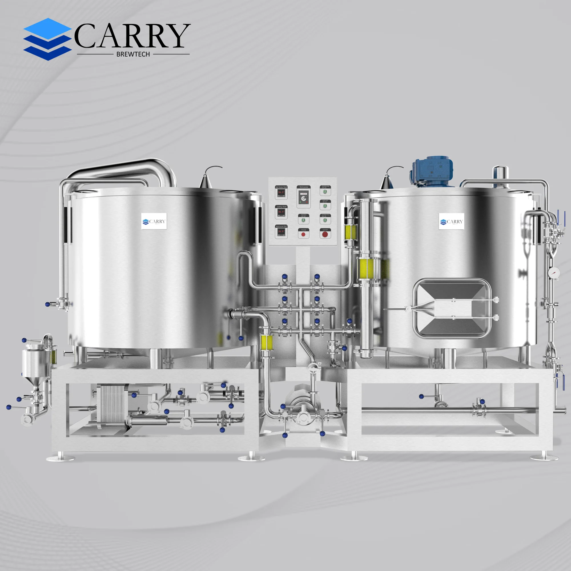Beautiful brewhous 300l 500l micro beer breweri pilot machinery shandong brewery equipment / jacket fermentation tank pressure