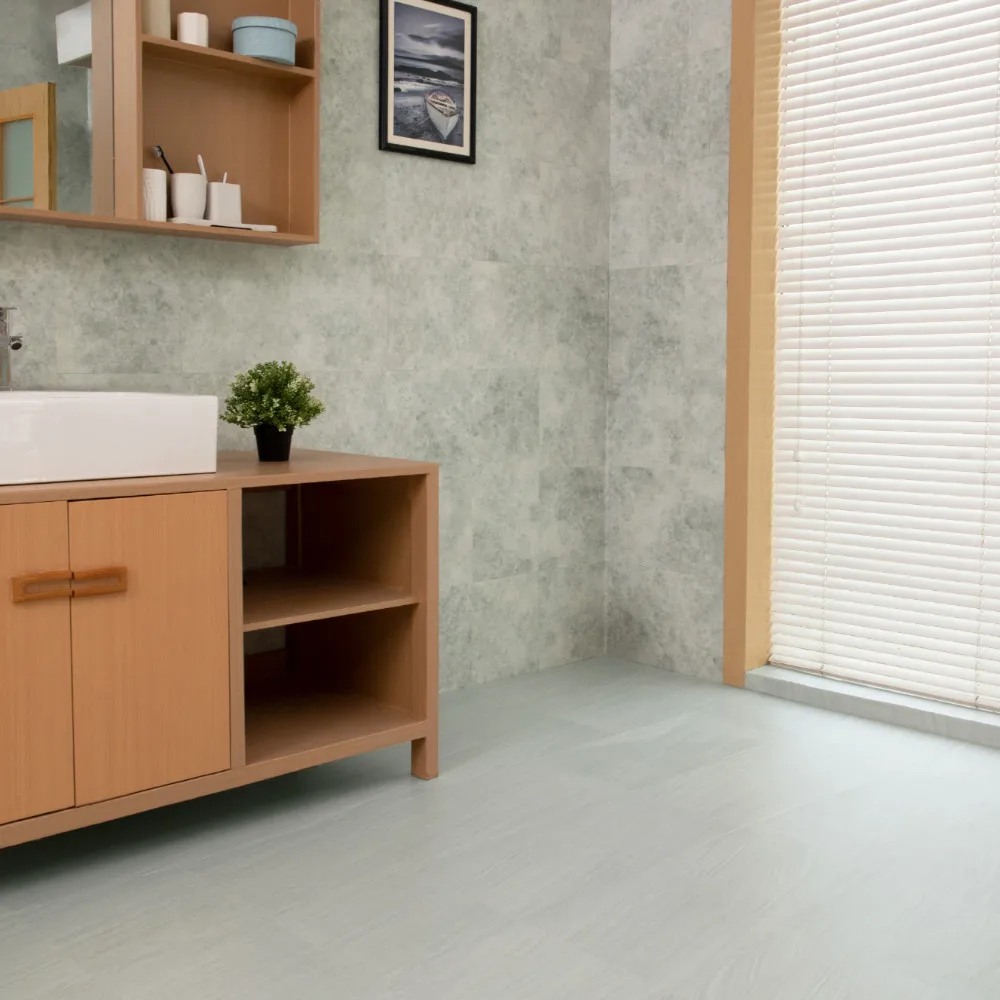 jinyi laminate marble pattern self adhesive luxury vinyl floor tile non-poiso removable repair covering anti-slip granite tile