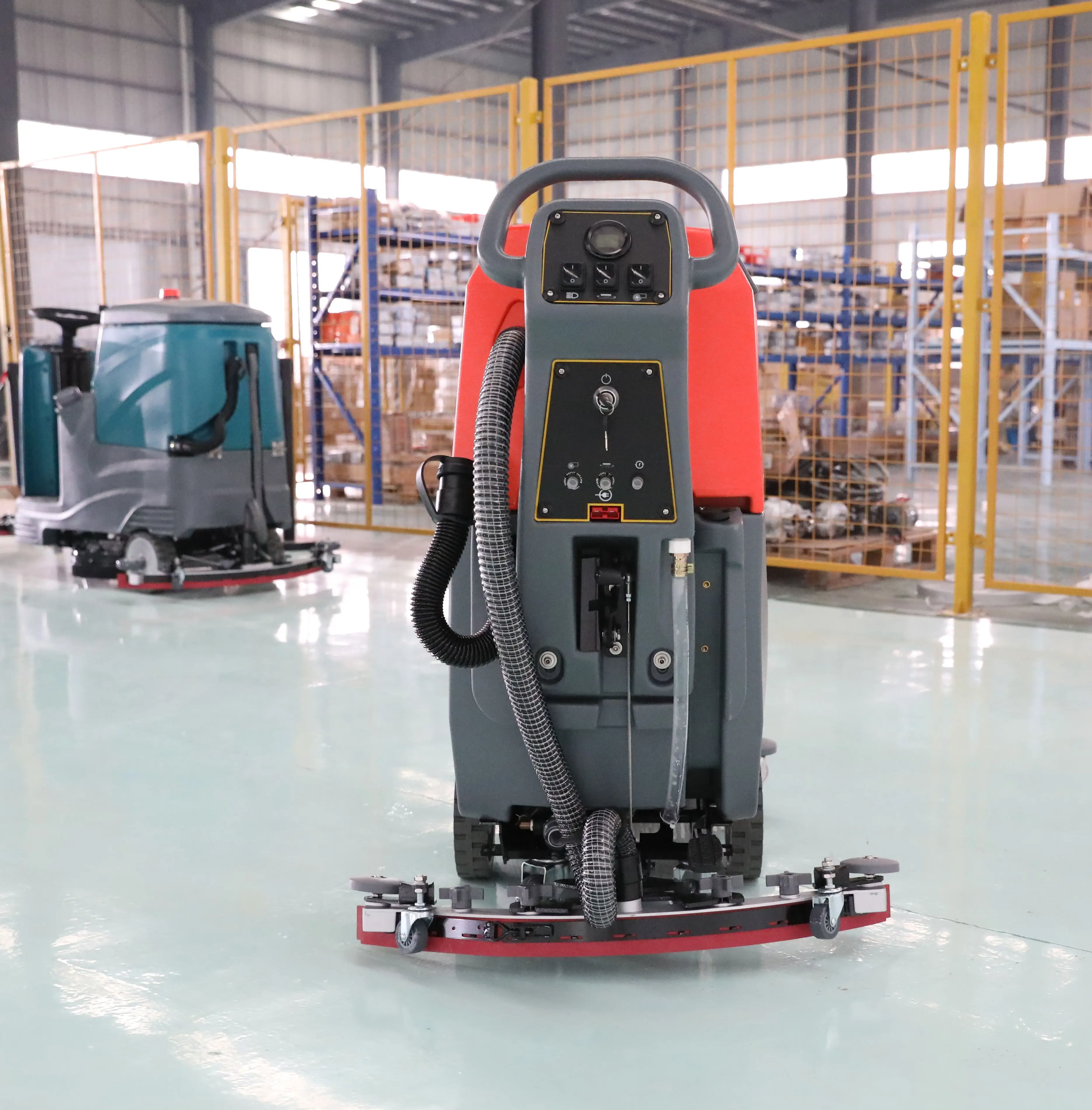 cleaning certified electric automatic cleaning floor scrubber for marble granite cement tile wood floors