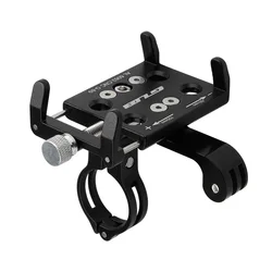 Aluminum Bicycle Phone Holder For Smartphone 3.5-6.2 inch Adjustable Support GPS Bike Phone Stand Mount Bracket