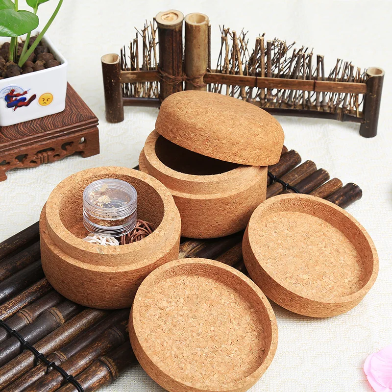 Factory Profesional in custom    ECO -friendly  Natural soft wood soap box cork soap container