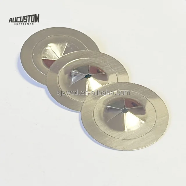 SS410 38mm Round Self Locking Washer Insulation Pin Speed Clip