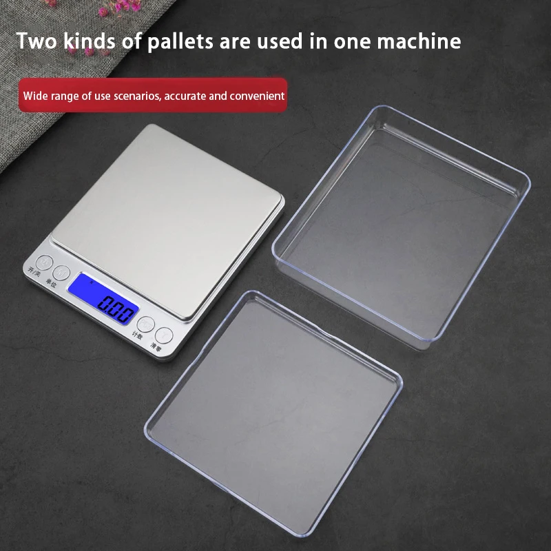 Hot Selling Digital Kitchen Scale Me asuring Food with LCD Display Stainless Steel with Battery Power Wholesale